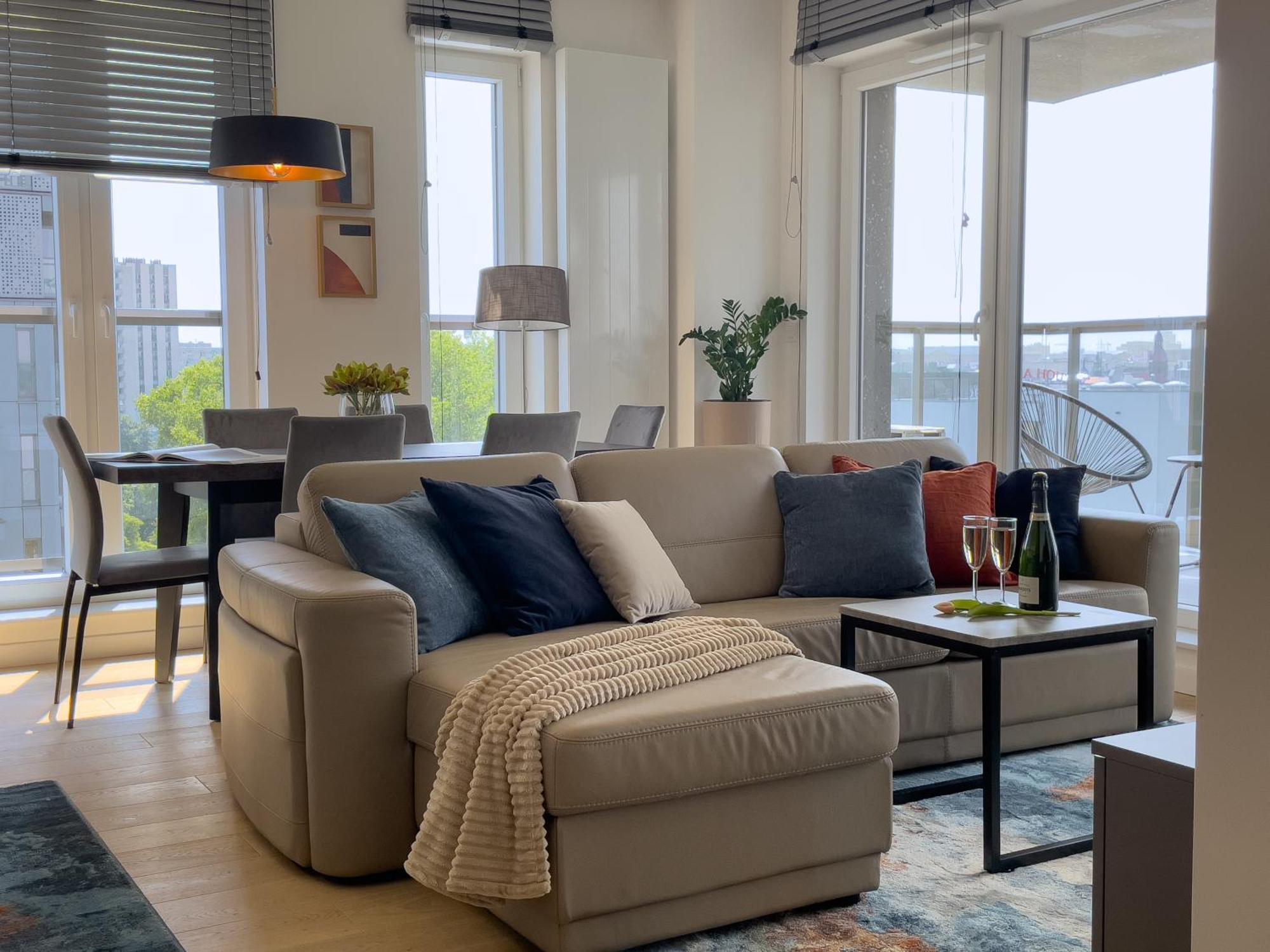 Urban Apartments Premium Sokolska 30A Towers No 58, 2 Free Garages, Gym & Sauna, Self Check-In Katowice Exteriör bild